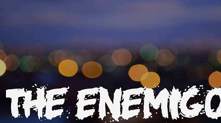 the enemigo Font