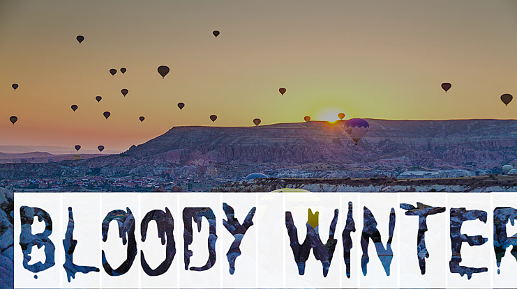 Bloody Winter Font