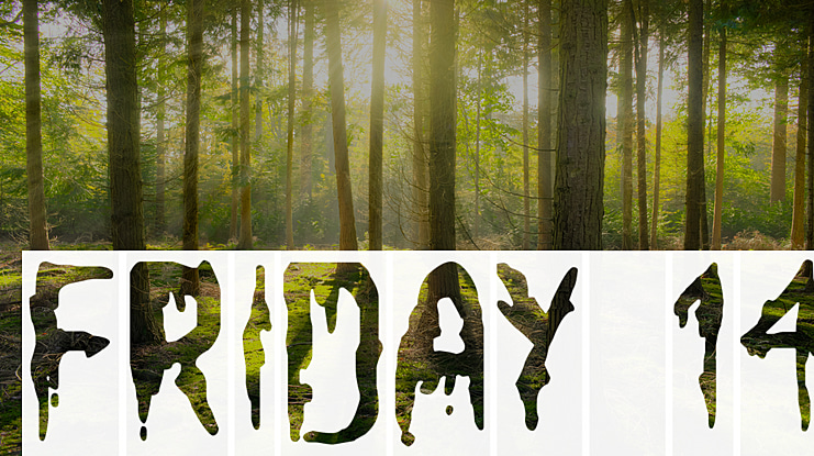 Friday 14 Font