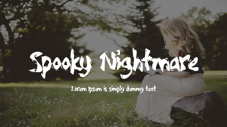 Spooky Nightmare Font