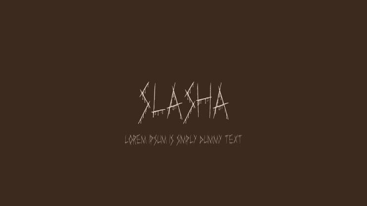Slasha Font