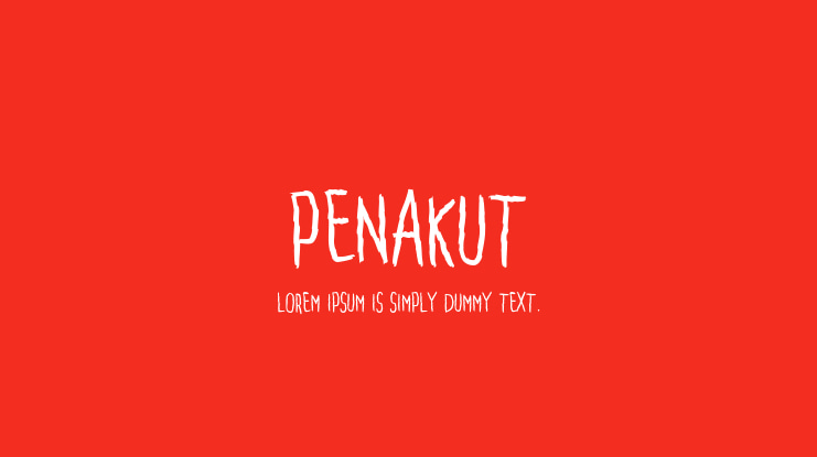Penakut Font