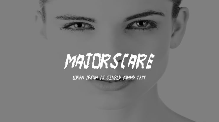MajorScare Font