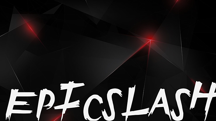 EpicSlash Font