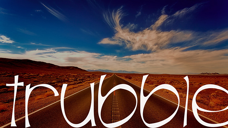 Trubble Font
