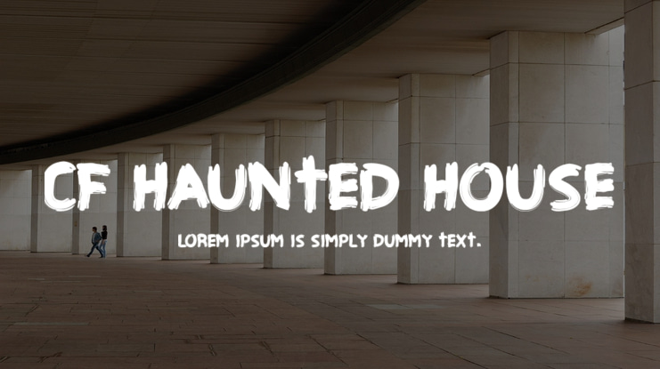 CF Haunted House Font