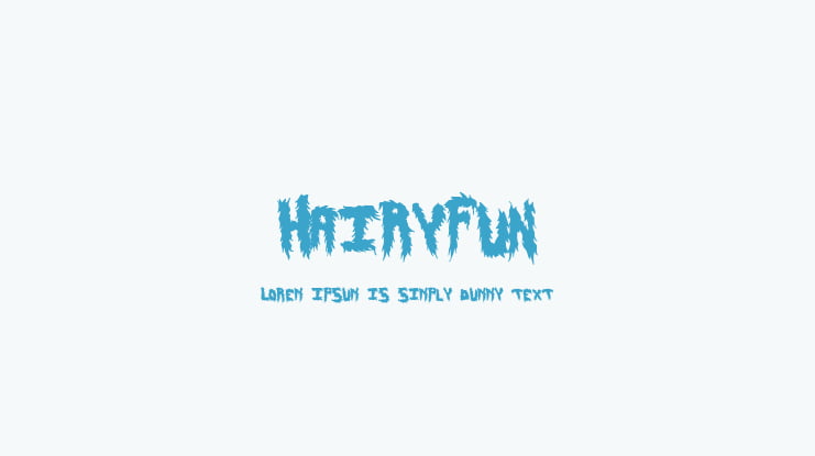 HairyFun Font