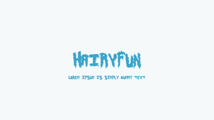HairyFun Font