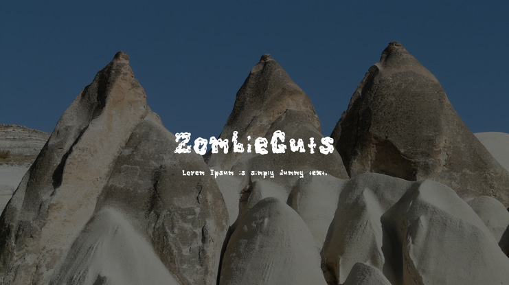 ZombieGuts Font