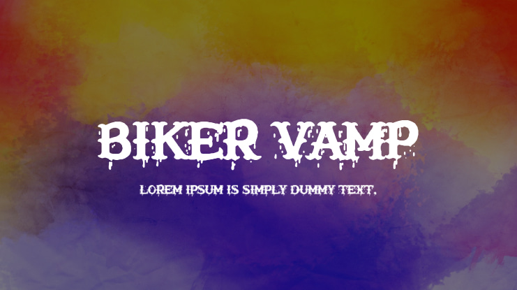 Biker Vamp Font