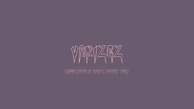 VARIZEZ Font