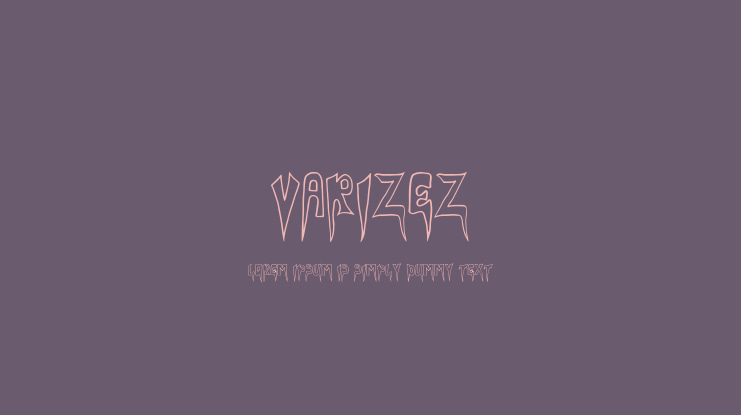 VARIZEZ Font