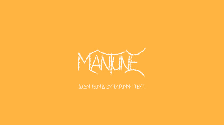 Mantune Font