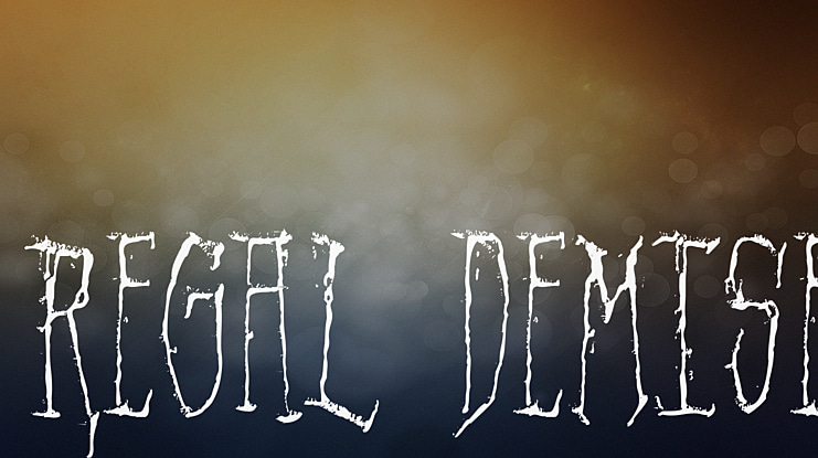Regal Demise Font