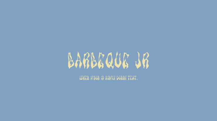 Barbeque Jr Font