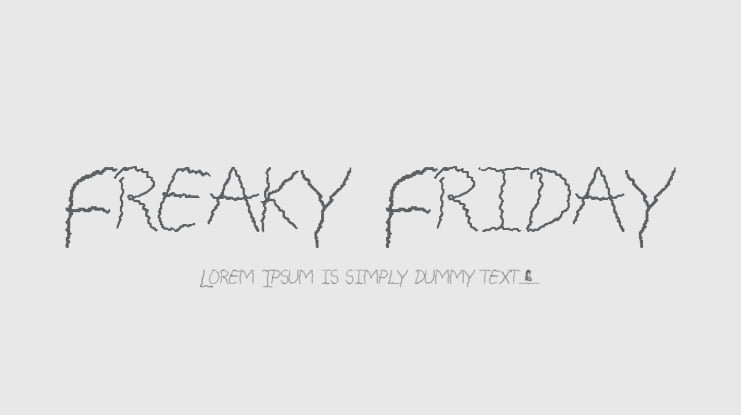 Freaky Friday Font