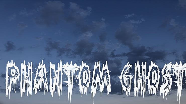 Phantom Ghost Font