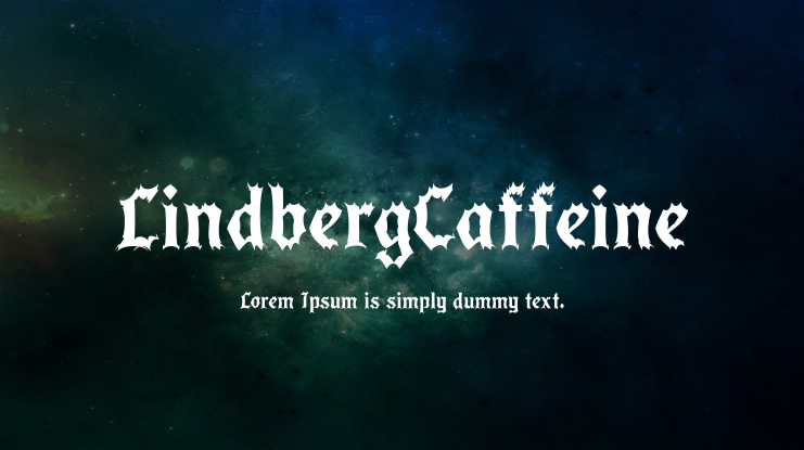 LindbergCaffeine Font