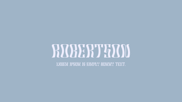 Robertson Font Family
