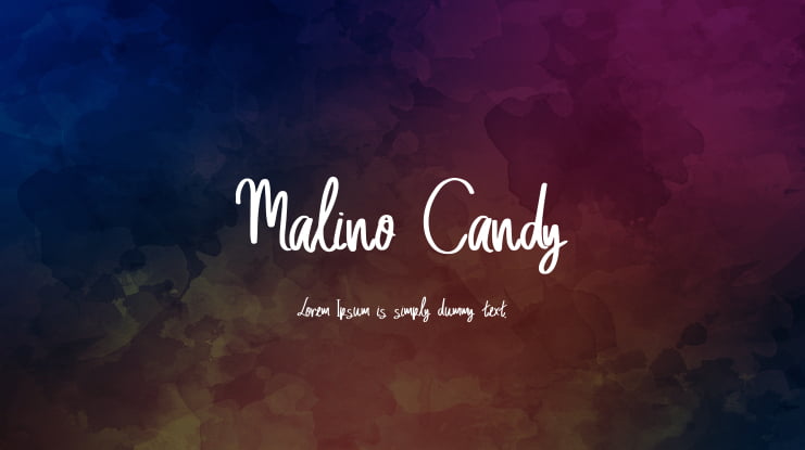 Malino Candy Font
