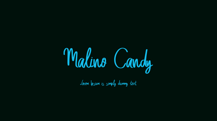 Malino Candy Font