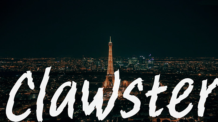 Clawster Font