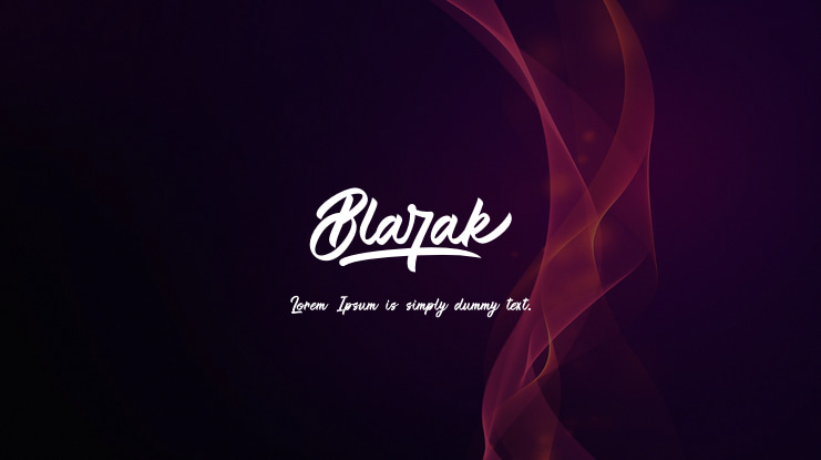 Blarak Font