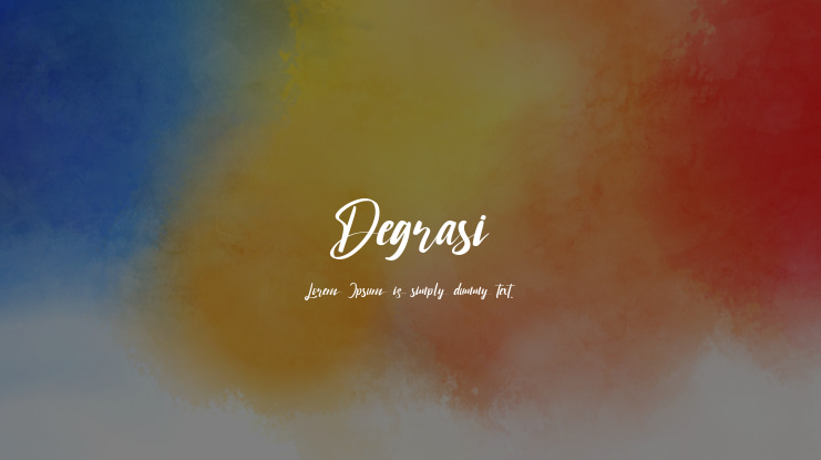 Degrasi Font
