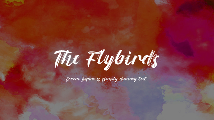 The Flybirds Font