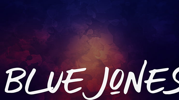 Blue Jones Font