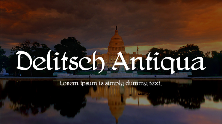 Delitsch Antiqua Font