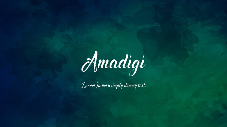 Amadigi Font