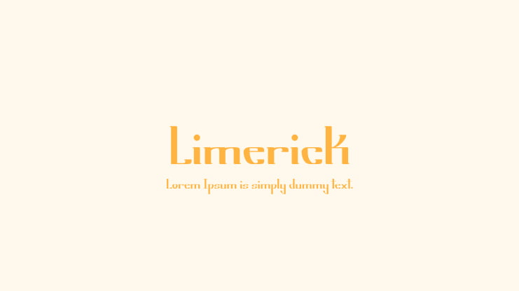 Limerick Font