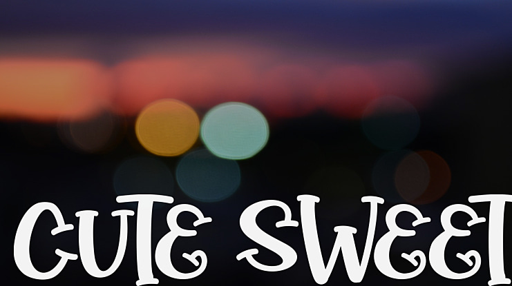 Cute Sweet Font