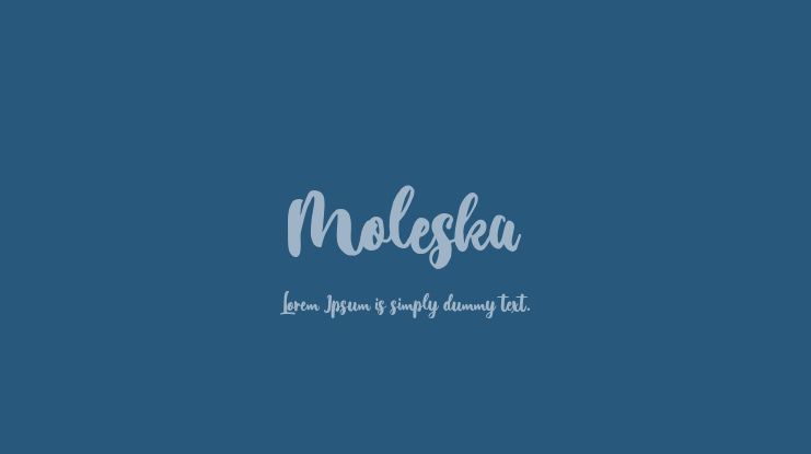 Moleska Font