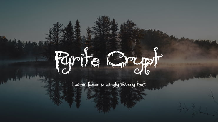 Pyrite Crypt Font