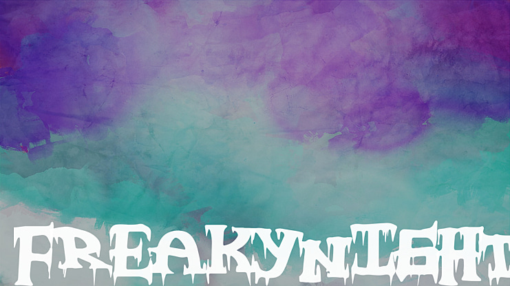 FreakyNight Font
