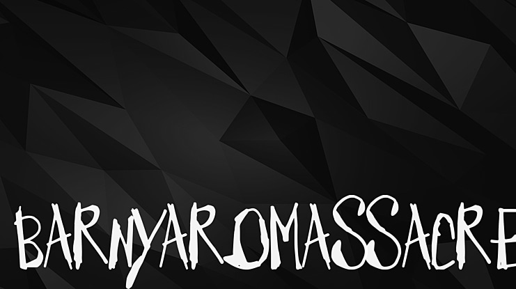 BarnyardMassacre Font