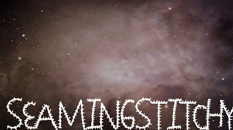 SeamingStitchy Font