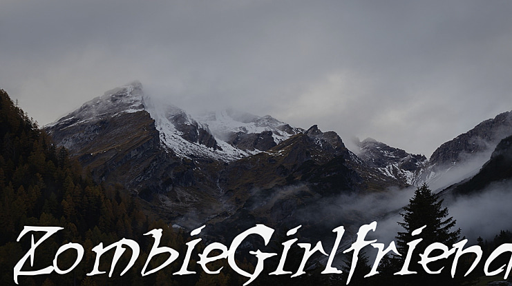 ZombieGirlfriend Font