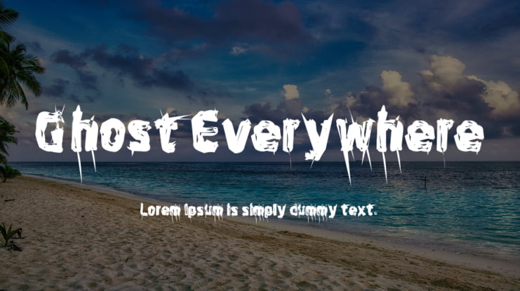 Ghost Everywhere Font