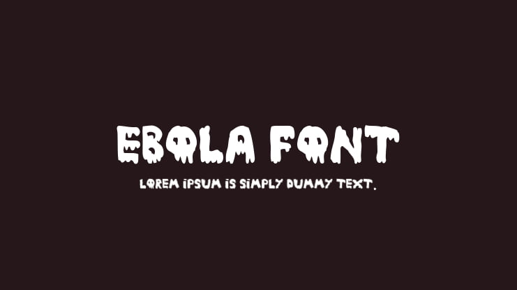 Ebola Font