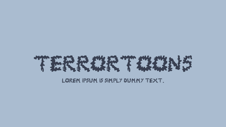 TerrorToons Font