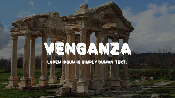 VENGANZA Font