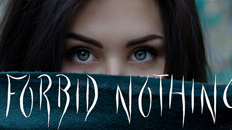Forbid Nothing Font