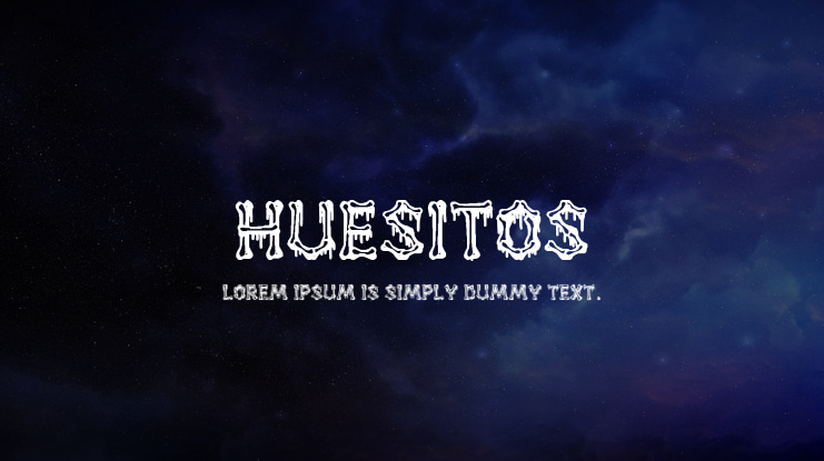 Huesitos Font