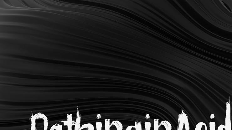 BathinginAcid Font