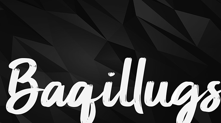 Baqillugs Font