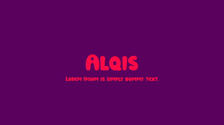 Alqis Font