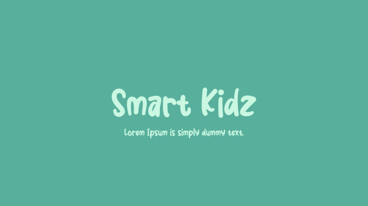 Smart Kidz Font